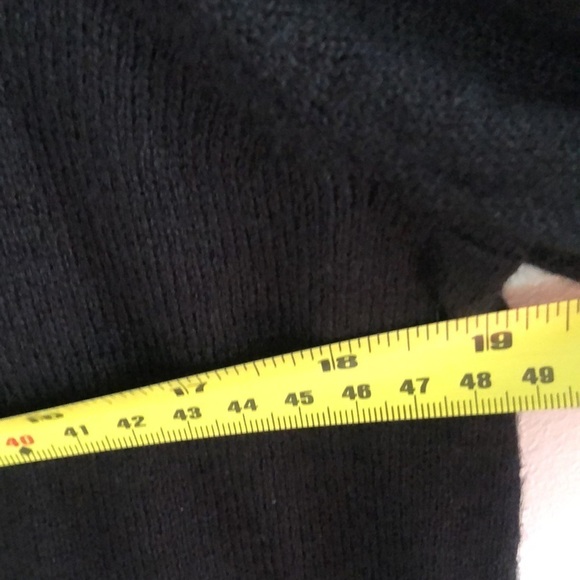 Women’s Black V Neck  Asymmetrical Soft Pullover Tunic size S/M - Picture 12 of 13